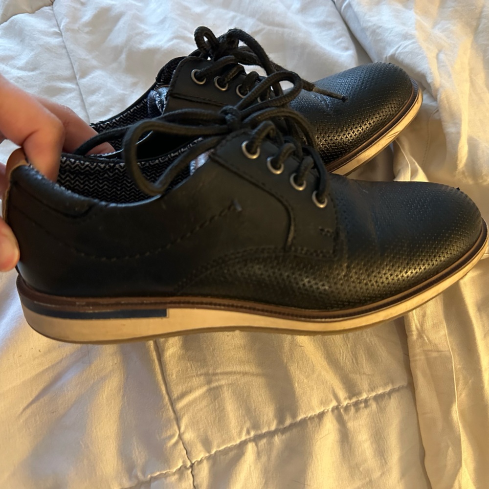 Classic Black Boys Dress Shoes